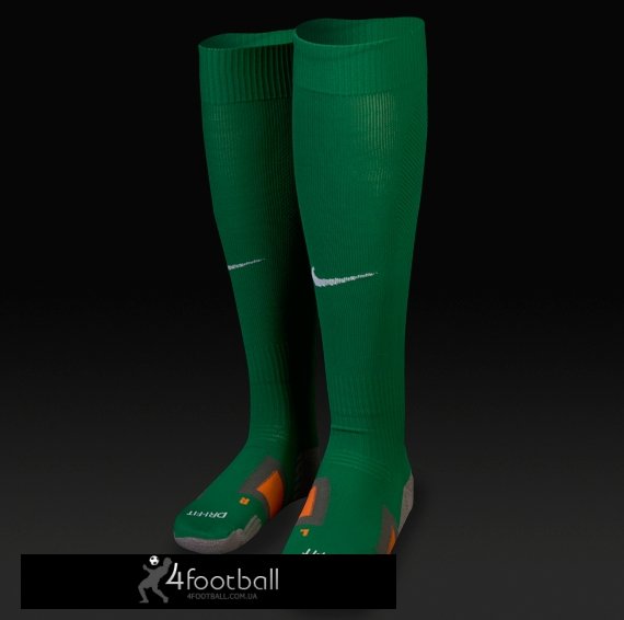 Футбольные гетры Nike Dri-Fit Compression II (Зеленые)