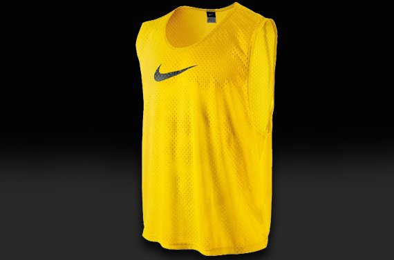 Футбольная манишка Nike - Желтая