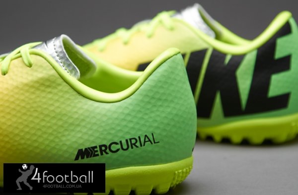 Детские сороконожки Nike Mercurial Victory IV TF (Brazil) 555634-703