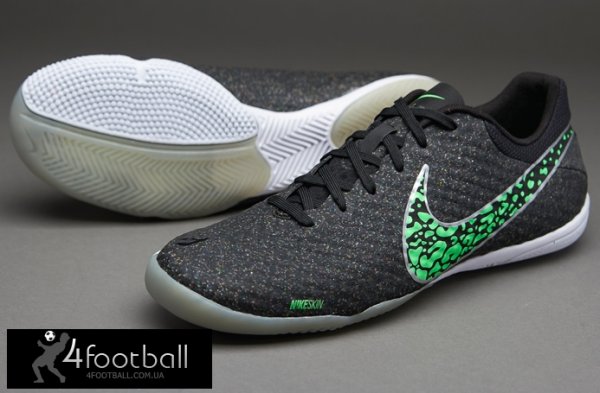 Футзалки Nike Elastico FINALE II - Grafit/Lime 580457-031