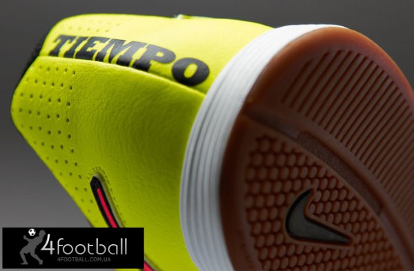 Детские футзалки Nike Tiempo Genio IC КОЖА (Lemon) 631528-770