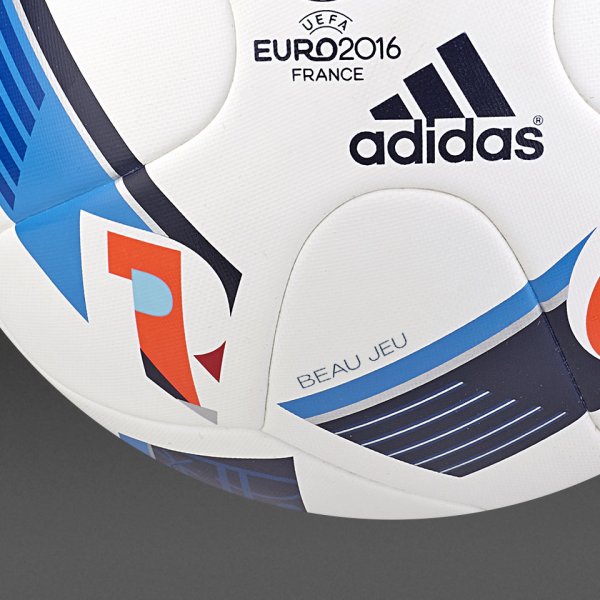 Футбольний м'яч Adidas Beau Jeu Розмір-5 - Полупро | М'яч Євро 2016 | AC5450 AC5450 - зображення 2