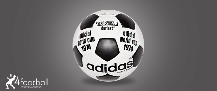 Adidas TELSTAR DURLAST - мяч чемпионата мира по футболу в Западной Германии 1974 года