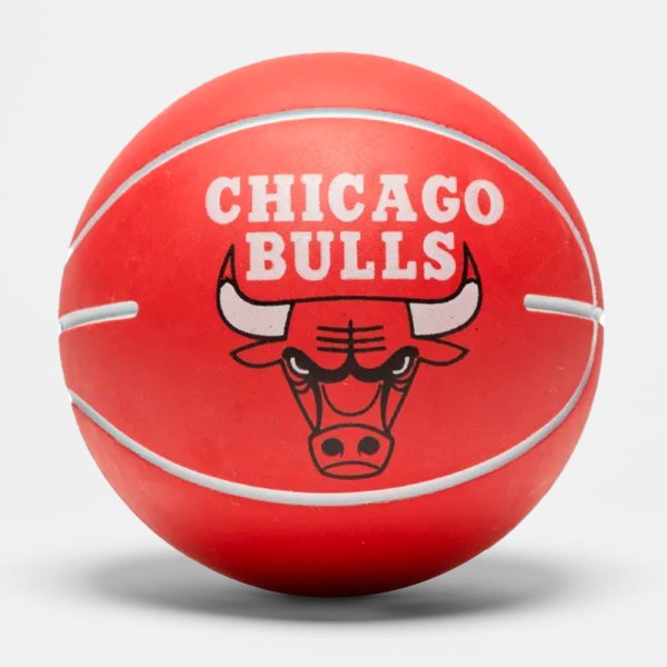 Баскетбольный мини мяч антистрес Wilson NBA Dribbler Chicago Bulls
