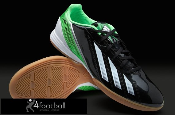 Adidas - F10 adizero TRX IC (черный-зеленый)