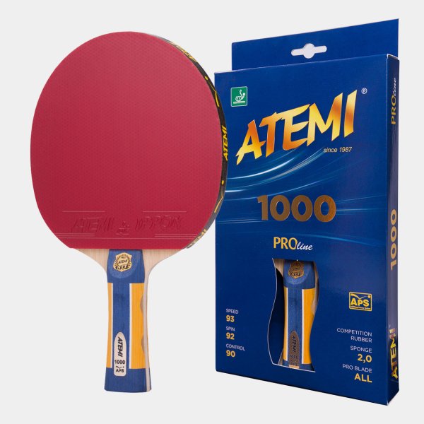 Ракетка для настольного тенниса ATEMI 1000 PRO 10050-10051
