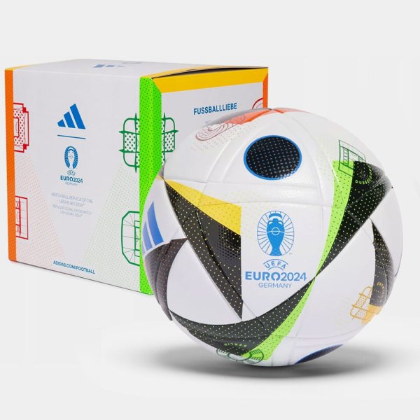 Футбольний м'яч Adidas Fussballliebe EURO 24 League IN9369 №5 Подарункова коробка IN9369