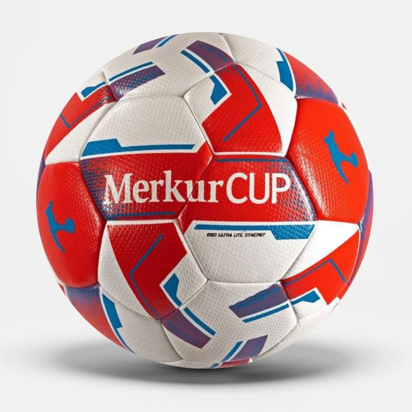Футбольный мяч 290 ULTRA LITE SYNERGY MERKUR CUP FUSSBALL 1001722021000 №5