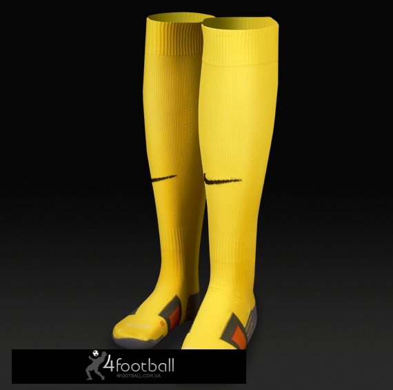 Футбольные гетры Nike Dri-Fit Compression II (Желтые)