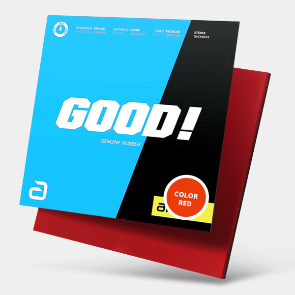 Andro - Good Червона MAX (Накладка на ракетку для настільного тенісу) - зображення 1