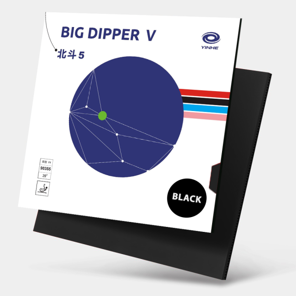 YINHE Big Dipper V 38 Черная MAX — Накладка на ракетку для настольного тенниса - изображение 1