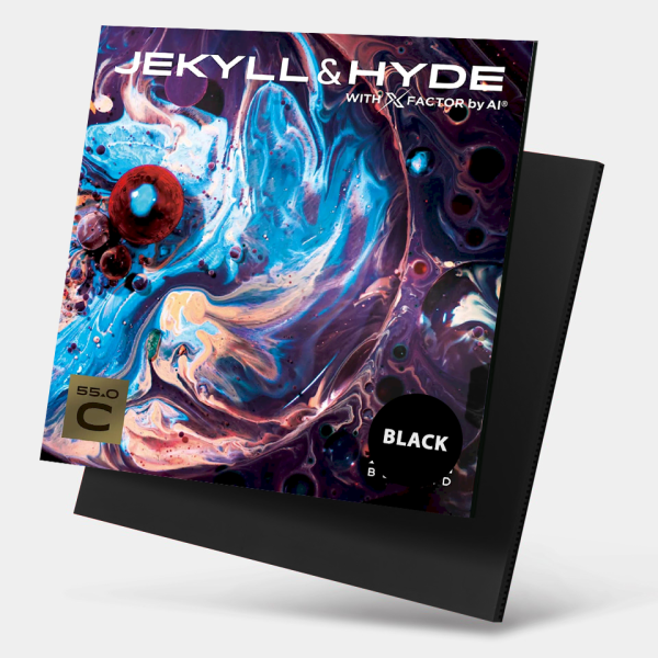 Xiom Jekyll & Hyde C55 – Black – MAX – накладка для настольного тенниса. - изображение 1