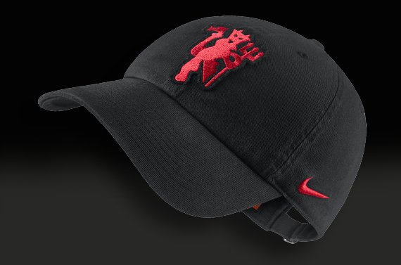 Оригинальная бейсболка Nike Manchester United Red Devils (черная)