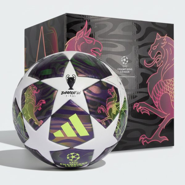 Adidas Final 26 Budapest League - тренировочный мяч Лиги Чемпионов (JX9101) - изображение 1