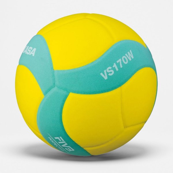 Детский волейбольный мяч Mikasa VS170W Green - изображение 1