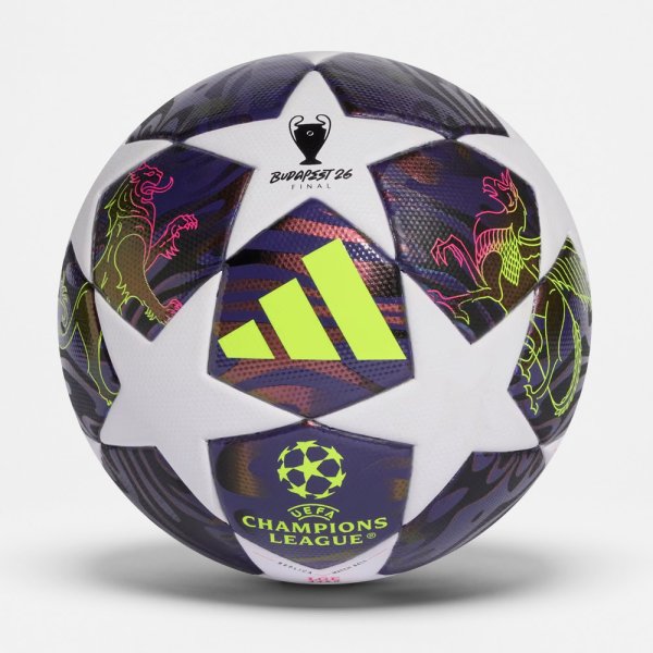 Adidas Final 26 Budapest Junior 290g - дитячий легкий м'яч Ліги Чемпіонів (JX9097) - зображення 1