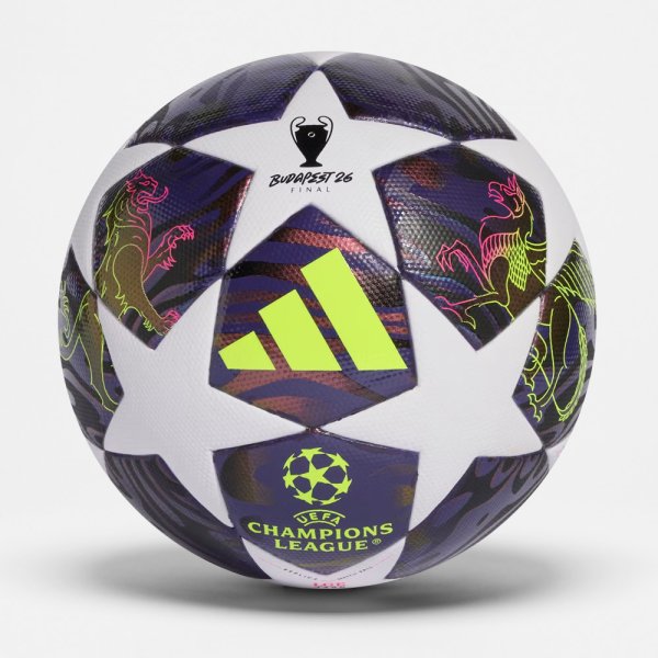 Adidas Final 26 Budapest Junior 350g - дитячий легкий м'яч Ліги Чемпіонів (JX9098) - зображення 1
