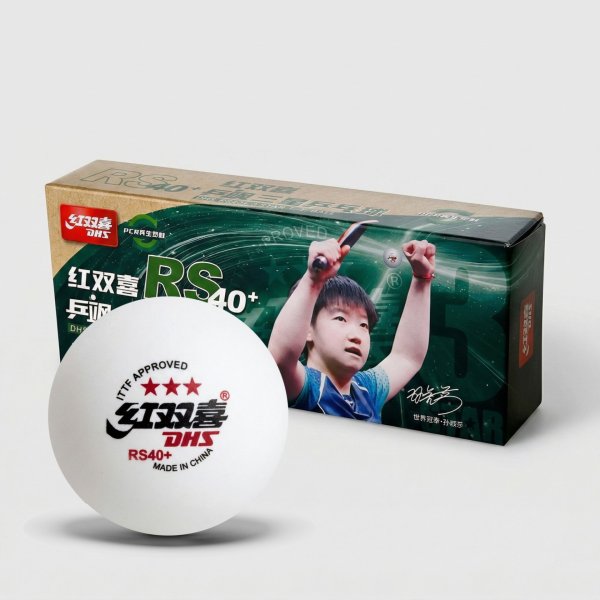 DHS RS40+ 3 Star Original ITTF Approved (10 штук) - зображення 1