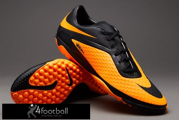 Сороконіжки Nike Hypervenom Phelon TF ( чорний-оранж) - зображення 1