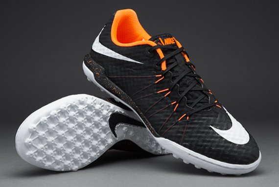 Сороконожки Nike Hypervenom X Finale TF - Black/Orange 759975-018