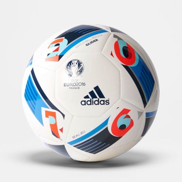 Футбольний м'яч Adidas Beau Jeu Розмір-5 Glider - Аматор | М'яч Євро 2016 | AC5419 AC5419