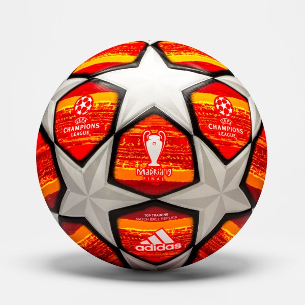 Футбольний м'яч Adidas Finale Madrid 19 TopTraining | Розмір·4 DN8676