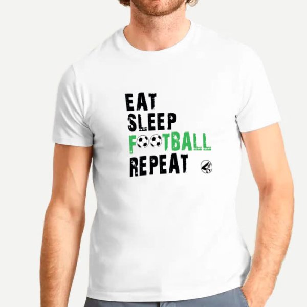 Футболка 4FTBL Eat Sleep Football Repeat 4f-001