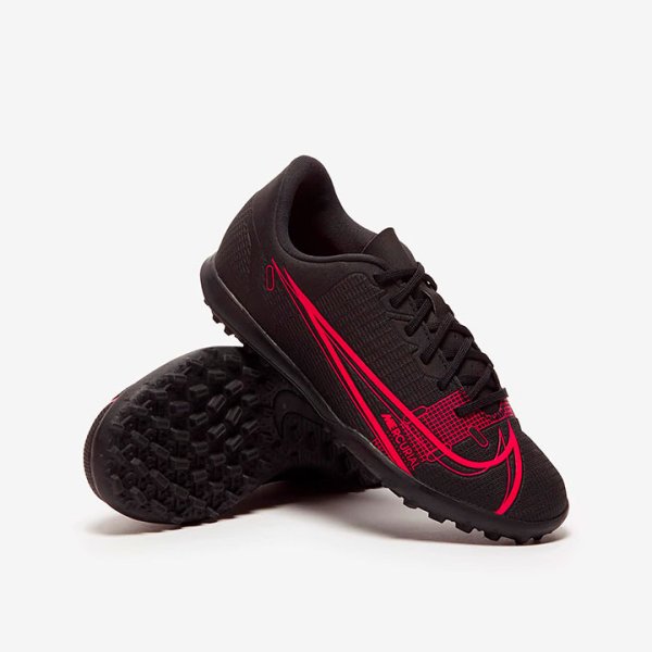 Детские сороконожки Nike Mercurial Vapor Club TF - Black/Cyber CV0945-090