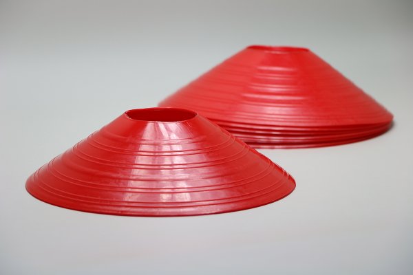 Комплект червоних конусів для тренувань 5 штук 4f-con-red-5