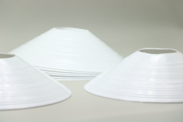 Комплект белых конусов для тренировок 5 штук 4f-con-white-5
