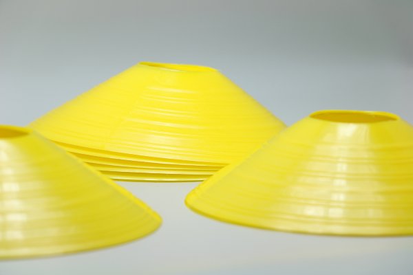 Комплект желтых конусов для тренировок 5 штук 4f-con-yellow-5