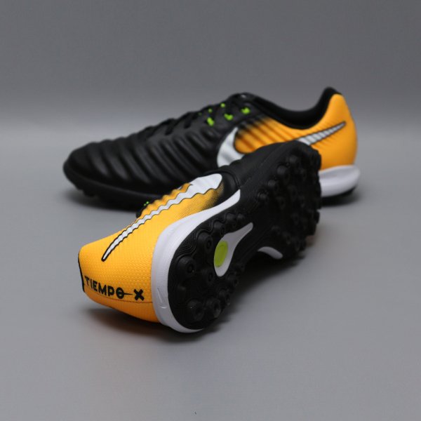 Сороконожки Nike TiempoX FINALE TF | 897764-008 | Black/Orange 897764-008