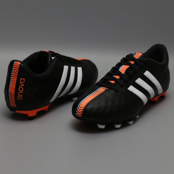 Бутсы Adidas 11Nova КОЖА B44567 Black/Orange B44567