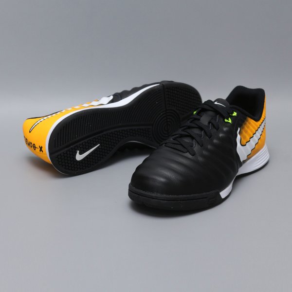 Детские футзалки Nike TIEMPOX LIGERA IV IC 897730-008 black-orange 897730-008