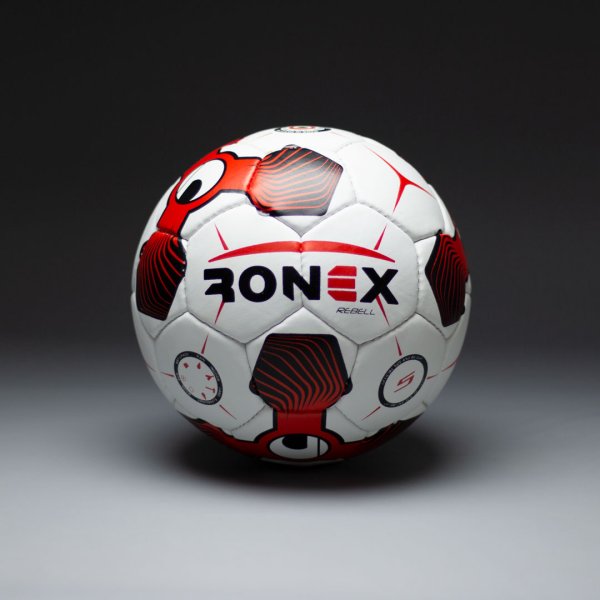 Футбольний м'яч Ronex Red Classic RRC-500 RRC-500 #5
