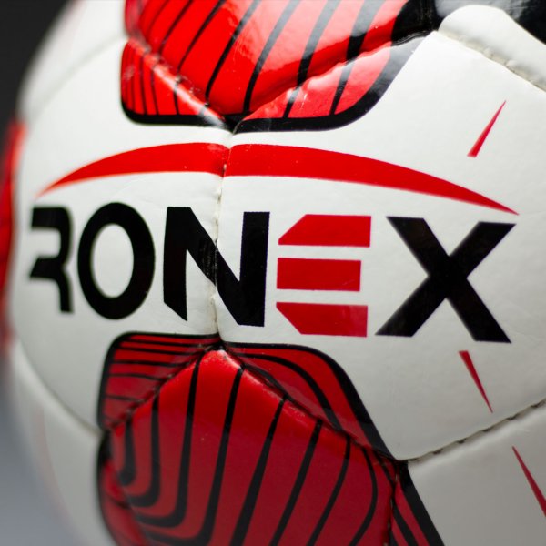 Футбольний м'яч Ronex Red Premium  RRP-650 RRP-650 #2
