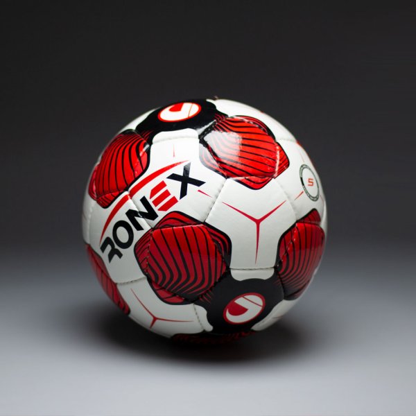 Футбольний м'яч Ronex Red Premium  RRP-650 RRP-650 #3