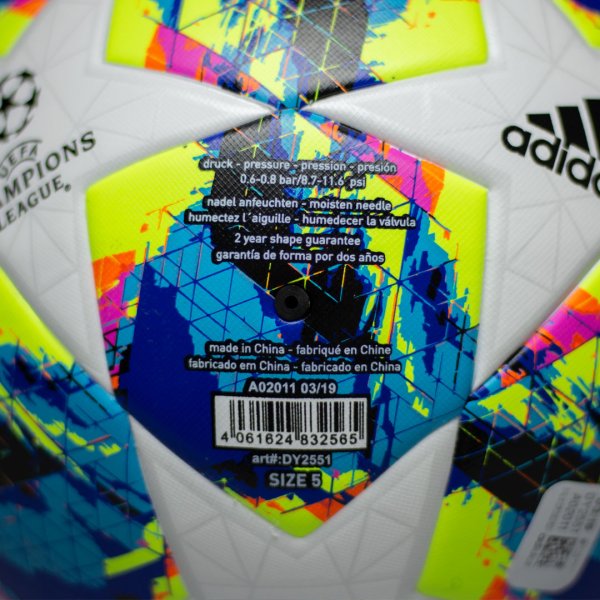 Футбольний м'яч Adidas Finale 2020 TopTraining | Розмір-5 DY2551 - зображення 7