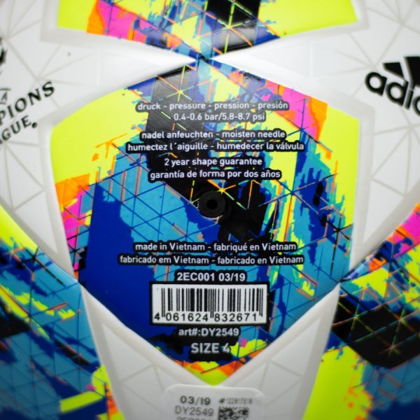 Дитячий футбольний м'яч Adidas Finale 2020 | Розмір·4 | 290 грам DY2549