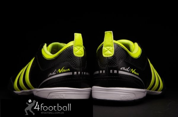 Бутсы Adidas - adiNova IV TF (черные/желтые)