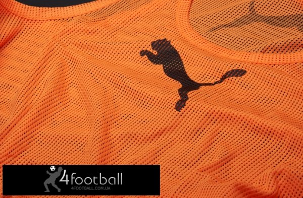 Футбольная манишка Пума (Puma) - Оранжевая