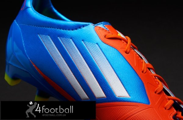 Adidas - F50 adizero Leather «miCoach» TRX FG (синий/красный)