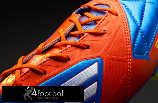 Adidas - F50 adizero Leather «miCoach» TRX FG (синий/красный)