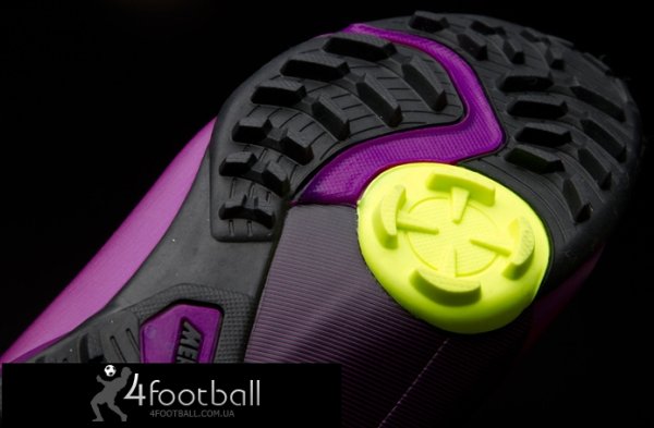 Дитячі сороконіжки Nike Mercurial Glide TF (фіолетові/блискавки) - зображення 4
