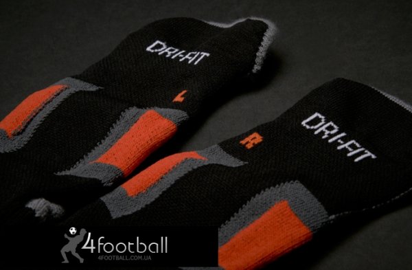 Футбольні гетри Nike Dri-Fit Compression II (Чорні) - зображення 2