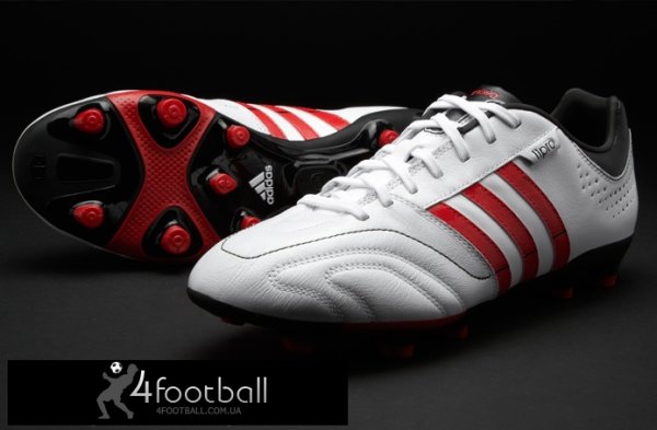 Adidas - 11Nova FG (белый-красный)