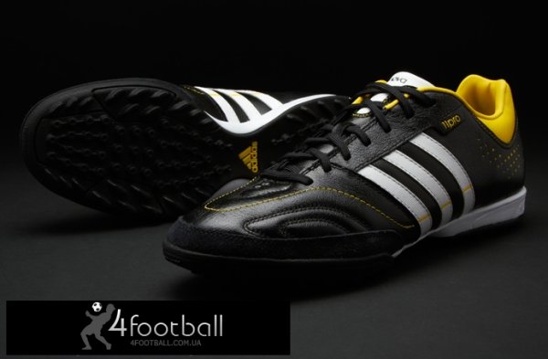 Adidas - 11Nova TF (черный-желтый)