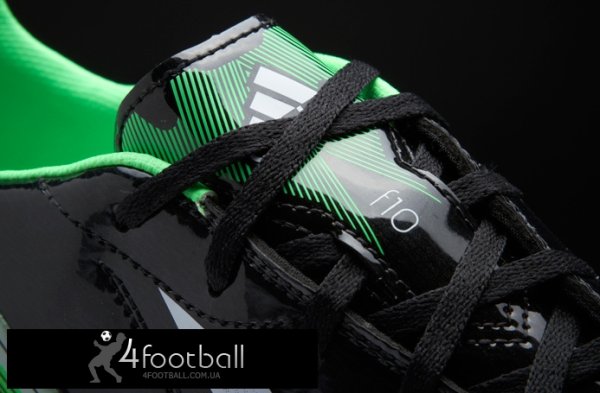 Adidas - F10 adizero TRX FG (черный-зеленый)