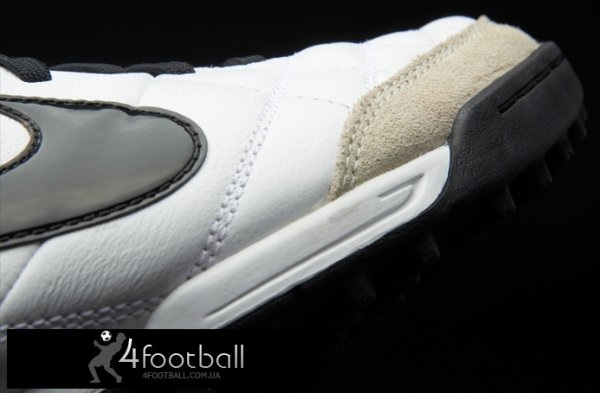 Сороконожки Nike Tiempo Natural Leather IV TF (белый/оранж)