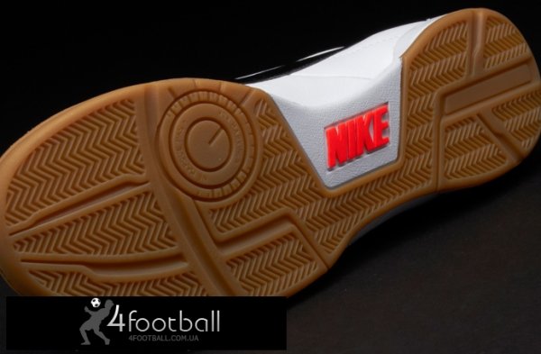Футзалки Nike Tiempo Natural Leather IV IC (белый/оранж)